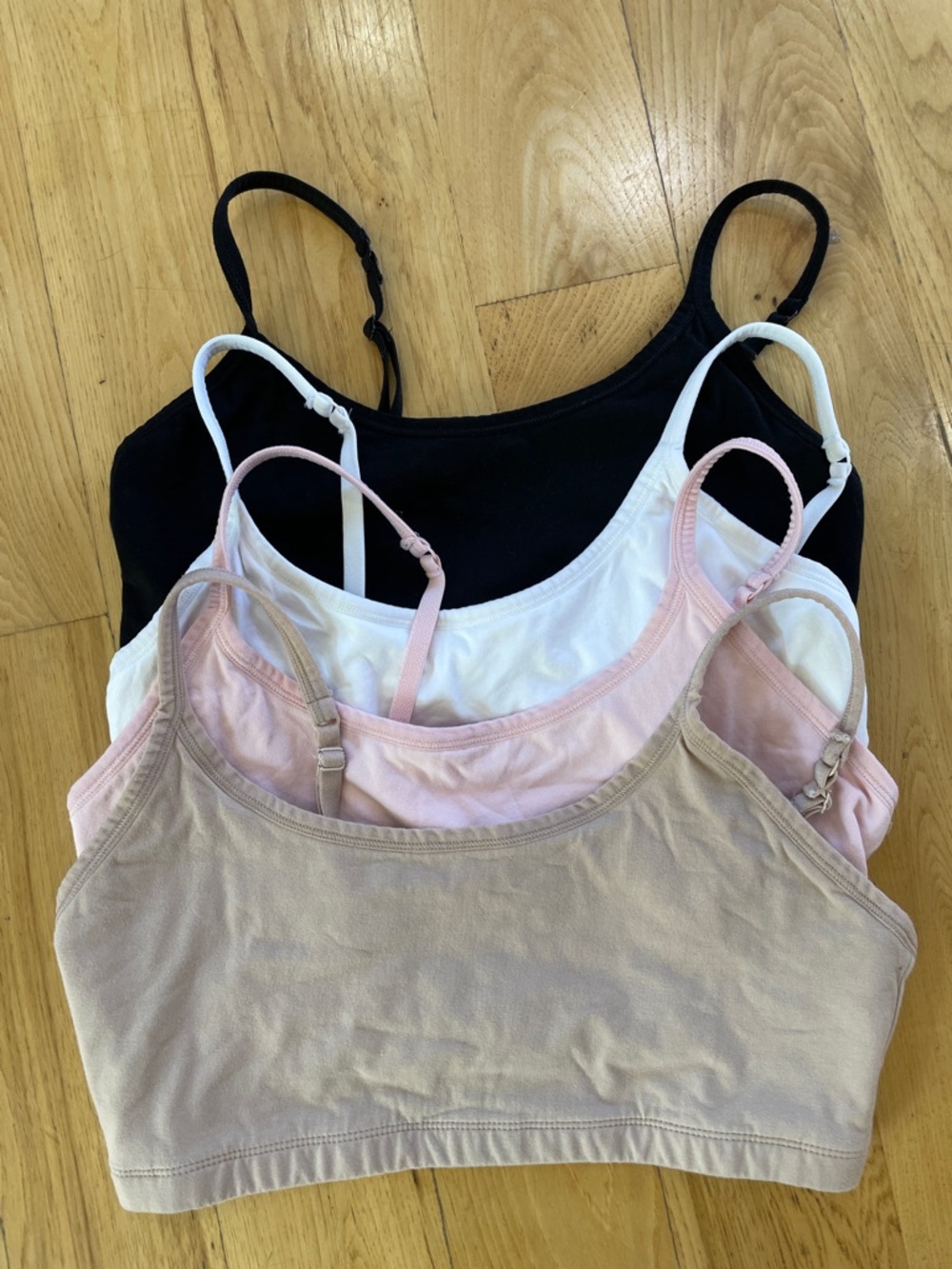 Pact Everyday Strappy Scoop Bralette M Lot of 4 - Picture 2 of 4